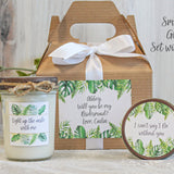 Tropical Bridesmaid Proposal Box / Will You Be my Bridesmaid / Destination Wedding Gifts / Bachelorette Party Gift Box / Tropical Wedding