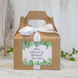 Tropical Bridesmaid Proposal Box / Will You Be my Bridesmaid / Destination Wedding Gifts / Bachelorette Party Gift Box / Tropical Wedding