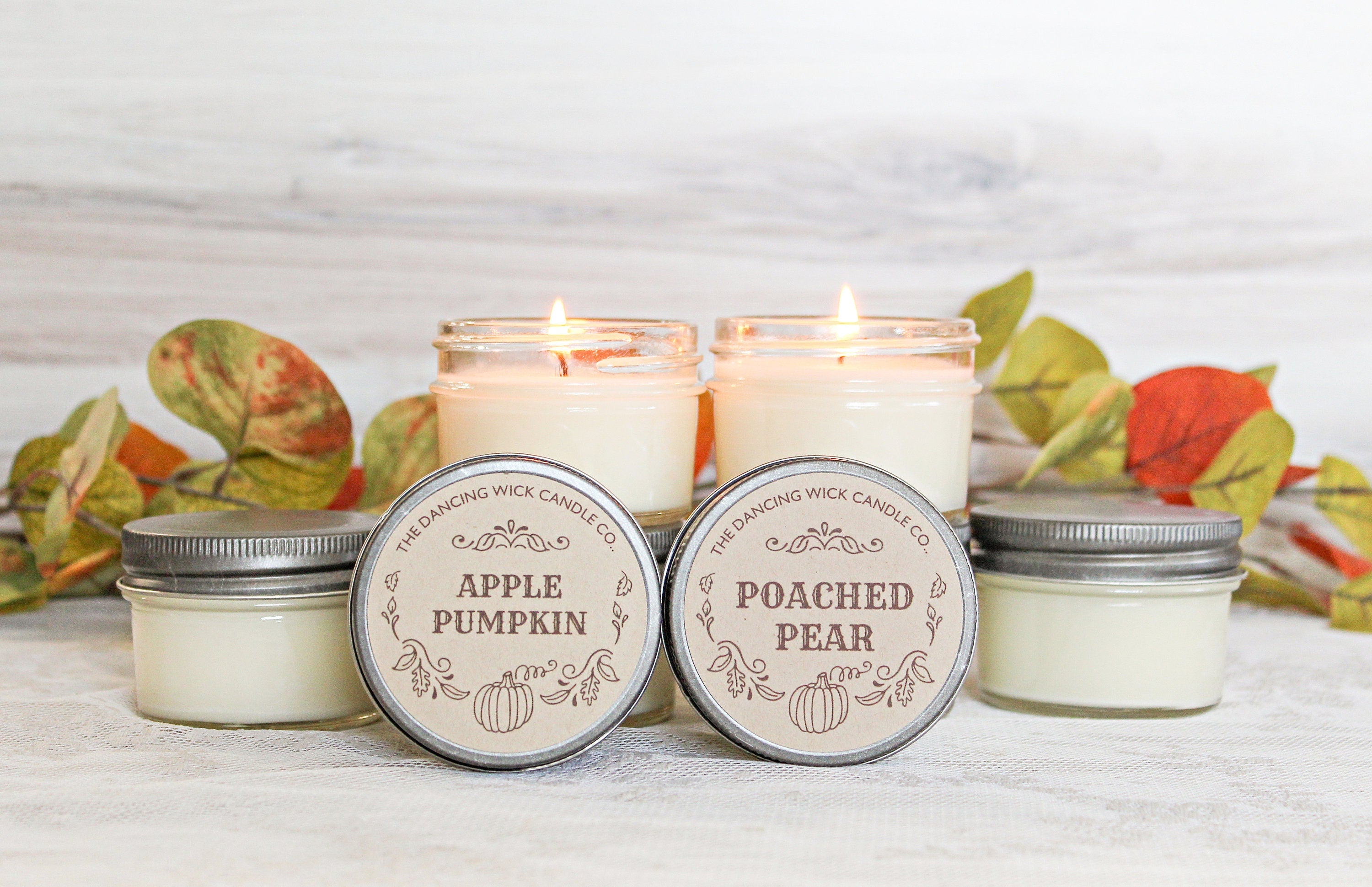 Sampler Pack / 6 - 4 oz Candles / Soy Candles / Variety Scent Pack / Samples /