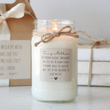 Mother's Day Gift / Mothers day gift from daughter / Mother's Day Candle Gift  / Personalized Gifts For Mom / Mom poem gift candle