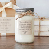 Mother's Day Gift / Mothers day gift from daughter / Mother's Day Candle Gift  / Personalized Gifts For Mom / Mom poem gift candle