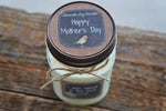 Mother's Day Gift Candle//Personalized Soy Candle//Large Pint//Personalized Mother's Day Gift//Choose Your Scent//Burlap Candle//Bird Gift