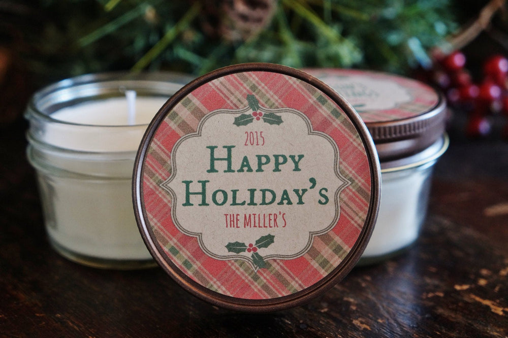 Have Yourself a Merry Little Christmas Favors / Set of 6 - 4 oz