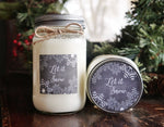 Let it Snow Christmas Candle